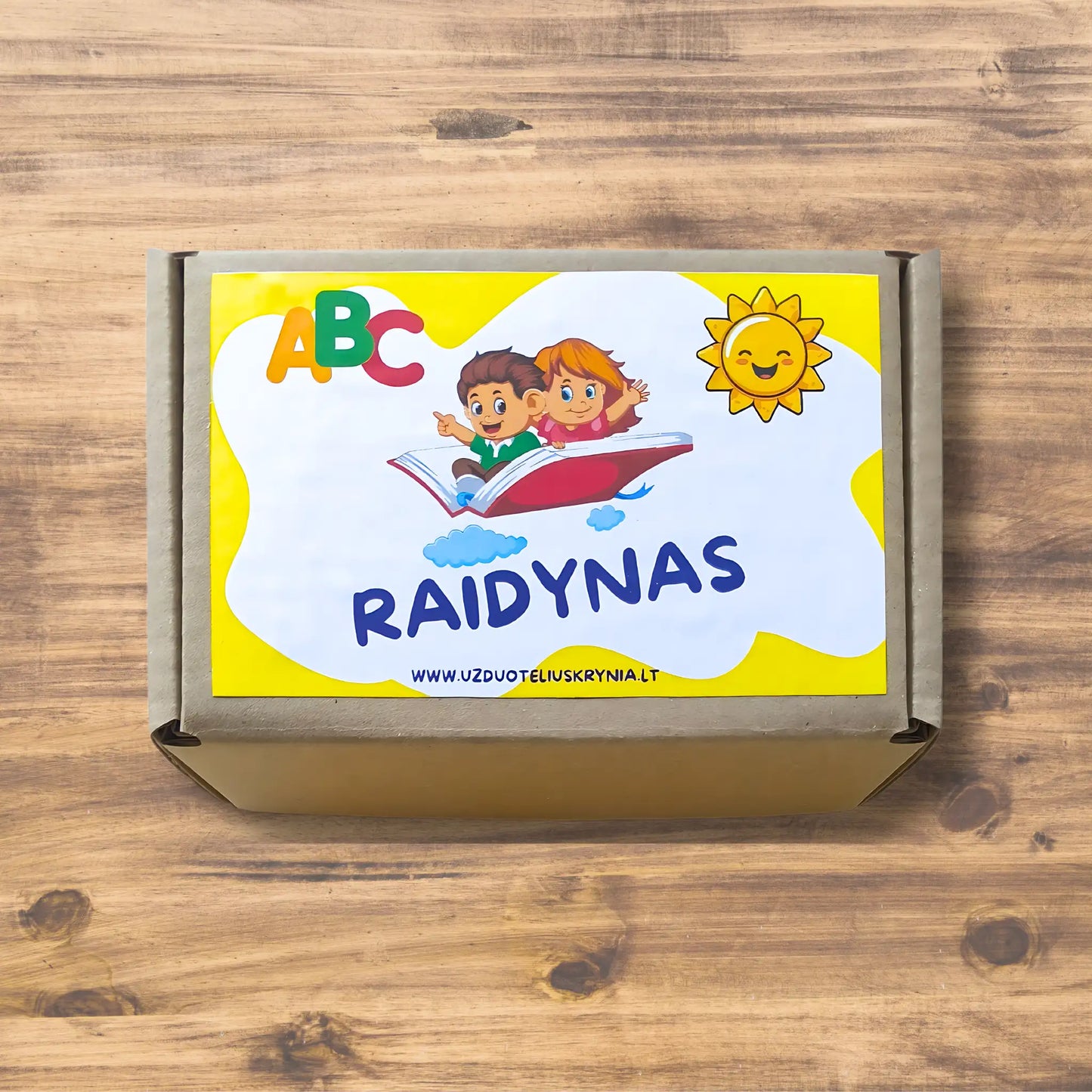 Lietuvių kalbos raidynas. Raidės pagamintos iš kokybiško plastiko.