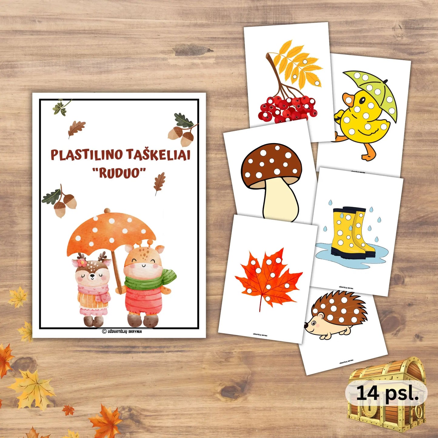 Ergoterapinės veiklos vaikams su plastilinu atsispausdnti. Plastilino taškeliai.