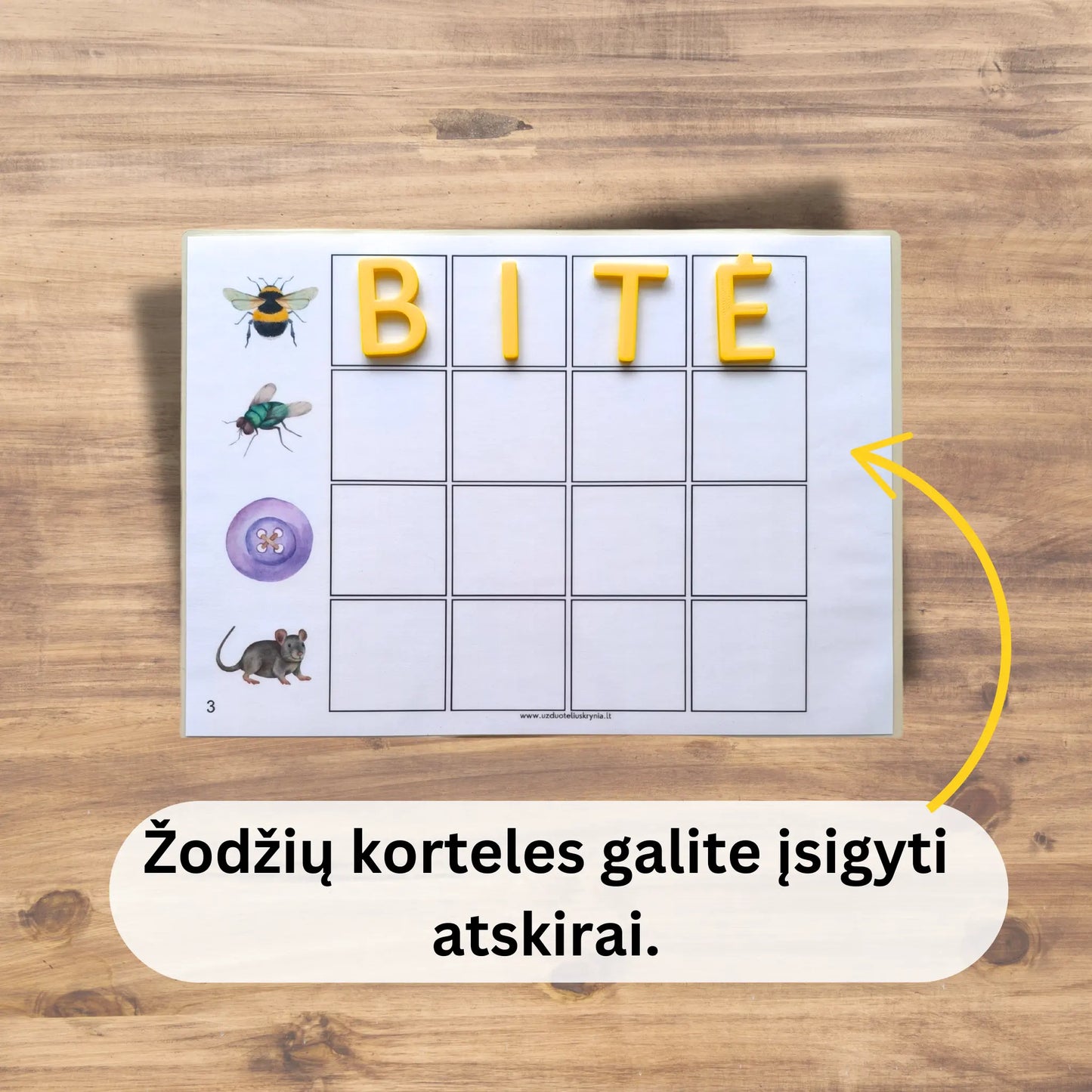 Lietuvišas raidynas.