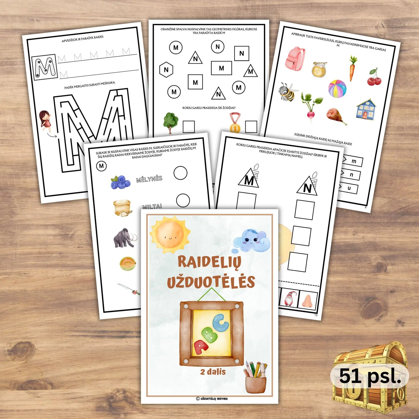 Užduotėlės apie raides atsispausdinti.