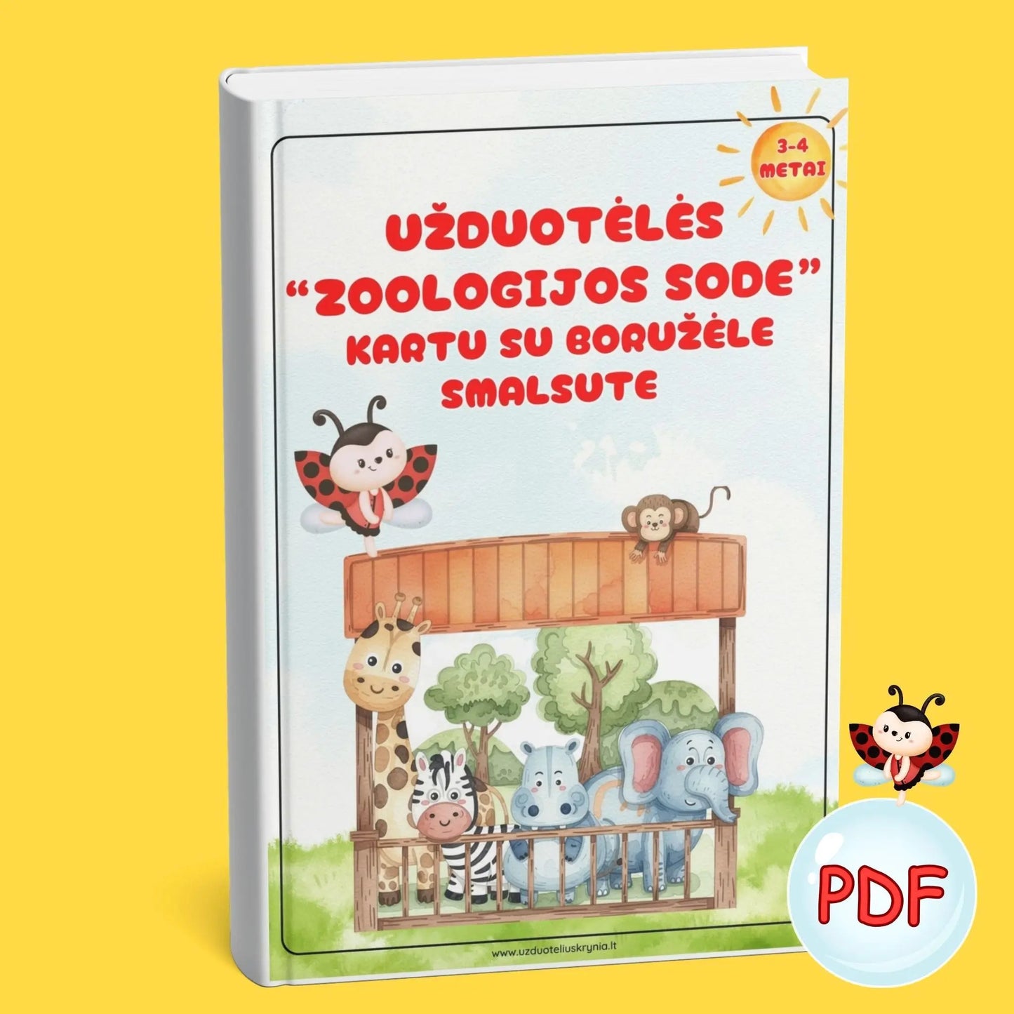 Smagios vasaros užduotėlės 3-4 metų vaikams.