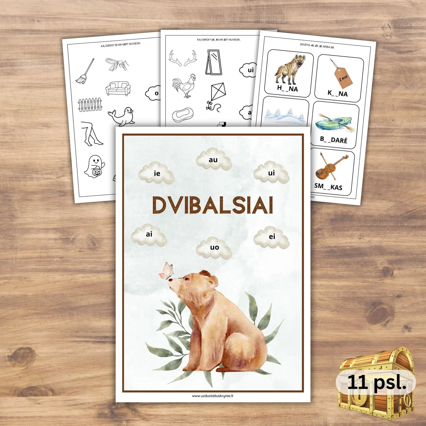 Dvibalsių mokymosi užduotys pdf.