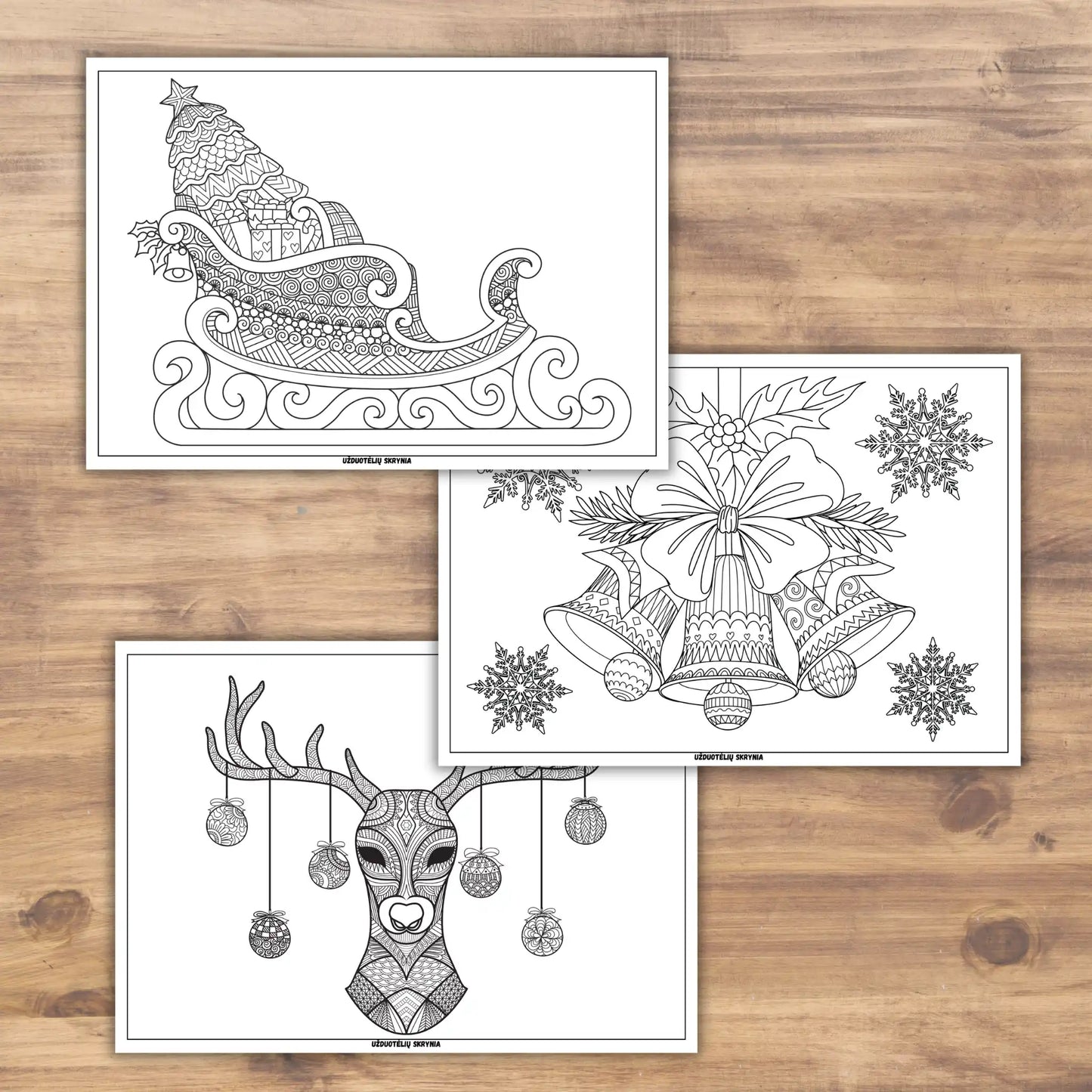 Kalėdinės mandalos vaikams ir suaugusiems pdf formatu. Nuspalvintos mandalos puikiai tiks darželio grupės ar namų puošimui. 