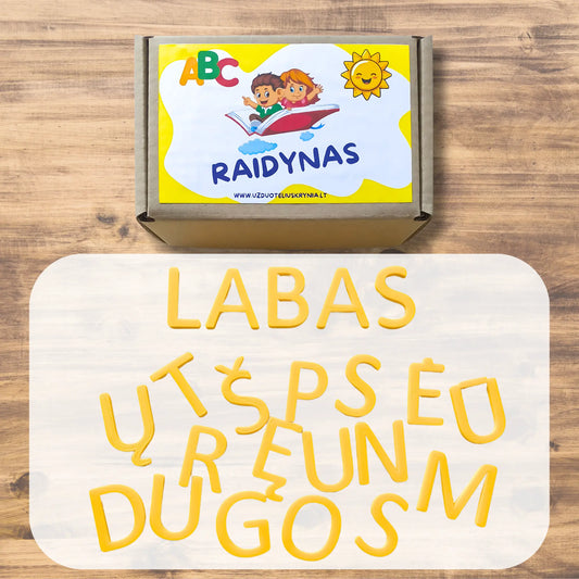Lietuviškas raidynas.