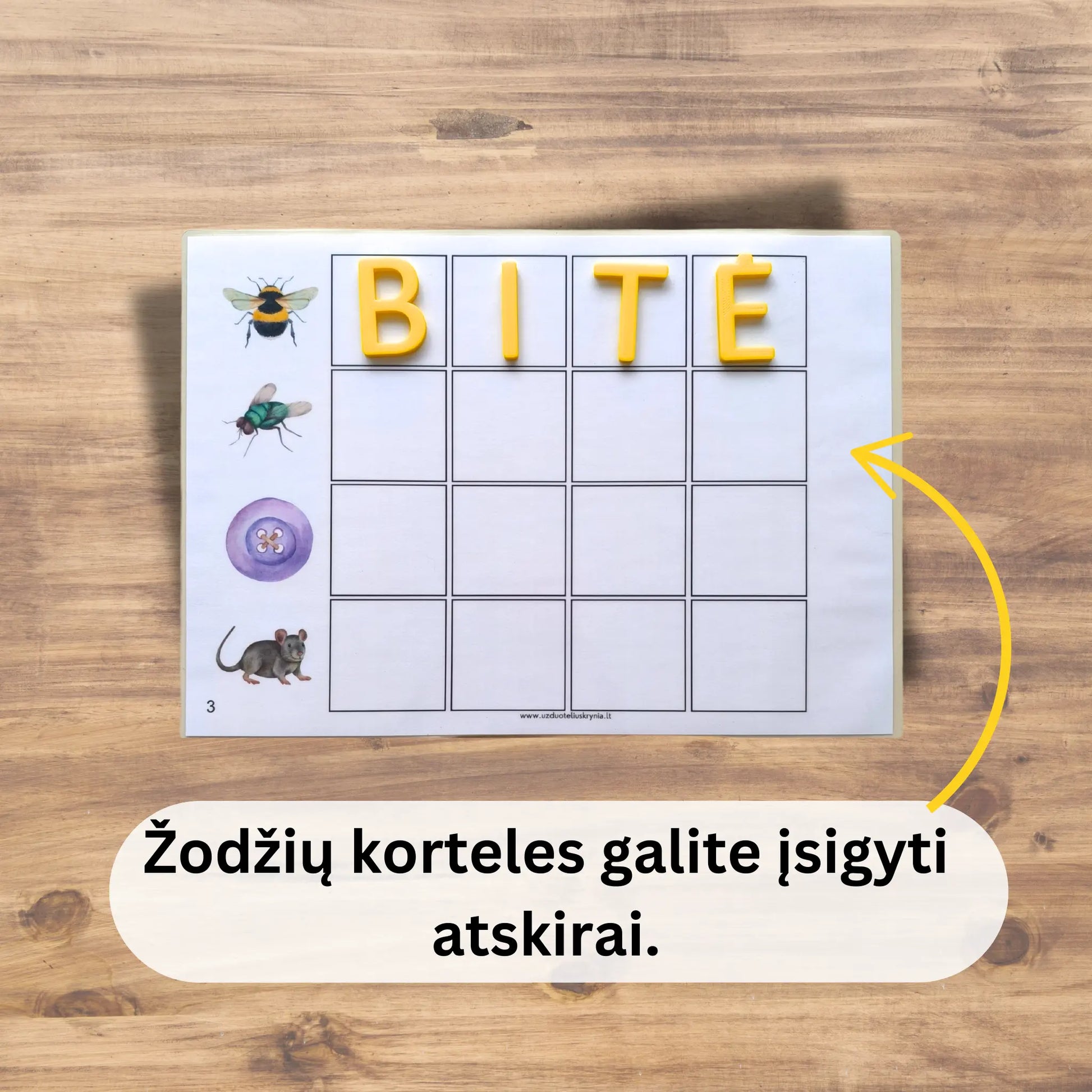 Lietuvišas raidynas.